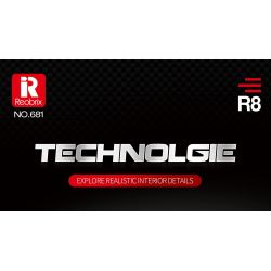 REOBRIX 681 non  AUDI R8 bộ đồ chơi xếp lắp ráp ghép mô hình Speed Champions Racing Cars Đua Xe Công Thức 413 khối