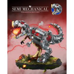 LINOOS LN4100 4100 non  NGƯỜI MÁY TYRANNOSAURUS REX bộ đồ chơi xếp lắp ráp ghép mô hình Creator Expert SEMI MECHANICAL TYRANNOSAURUS REX Chuyên Gia Sáng Tạo 1954 khối