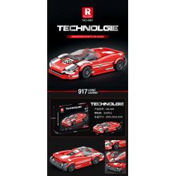 REOBRIX 680 non  PORSCHE 917 bộ đồ chơi xếp lắp ráp ghép mô hình Speed Champions Racing Cars Đua Xe Công Thức 355 khối