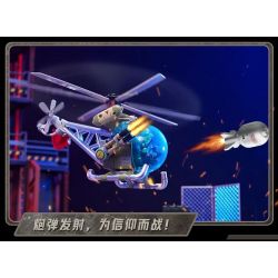 PANTASY 86233 non  TRỰC THĂNG XE TĂNG bộ đồ chơi xếp lắp ráp ghép mô hình Metal Slug Trò Chơi 344 khối