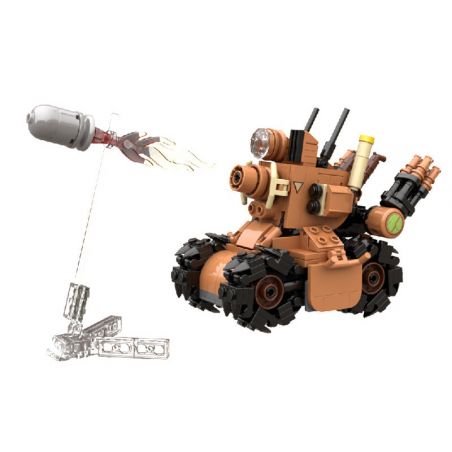 PANTASY 86232 non  XE TĂNG SV-001 LOẠI R bộ đồ chơi xếp lắp ráp ghép mô hình Metal Slug Trò Chơi 410 khối