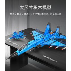 CADA DOUBLEE C56028 56028 non  MÁY BAY CHIẾN ĐẤU CÁ MẬP J-15 bộ đồ chơi xếp lắp ráp ghép mô hình  Kỹ Thuật Công Nghệ Cao Mô Hình Phương Tiện 1481 khối