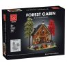 MorkModel 031072 Mork Model 031072 non  KIYA HAI bộ đồ chơi xếp lắp ráp ghép mô hình FOREST CABIN 1643 khối