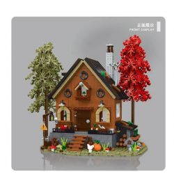 MorkModel 031072 Mork Model 031072 non  KIYA HAI bộ đồ chơi xếp lắp ráp ghép mô hình FOREST CABIN 1643 khối