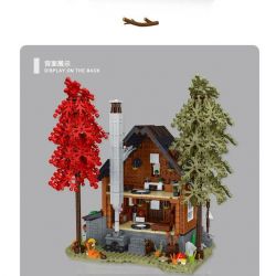 MorkModel 031072 Mork Model 031072 non  KIYA HAI bộ đồ chơi xếp lắp ráp ghép mô hình FOREST CABIN 1643 khối