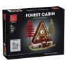 MorkModel 031071 Mork Model 031071 non  CABIN TAM GIÁC bộ đồ chơi xếp lắp ráp ghép mô hình FOREST CABIN 1689 khối