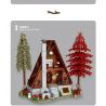 MorkModel 031071 Mork Model 031071 non  CABIN TAM GIÁC bộ đồ chơi xếp lắp ráp ghép mô hình FOREST CABIN 1689 khối