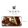 MorkModel 031071 Mork Model 031071 non  CABIN TAM GIÁC bộ đồ chơi xếp lắp ráp ghép mô hình FOREST CABIN 1689 khối