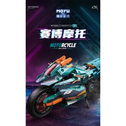 MOYU BLOCK MY88017 88017 non  XE ĐẠP MẠNG bộ đồ chơi xếp lắp ráp ghép mô hình MOTORCYCLE 669 khối