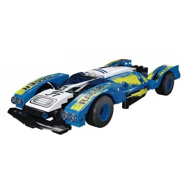 K BOX 10280 non  XE LÙI LIGHTSPEED BLUE CAT F1 bộ đồ chơi xếp lắp ráp ghép mô hình  RAPDLY FORMULA RACING Kỹ Thuật Công Nghệ Cao Mô Hình Phương Tiện