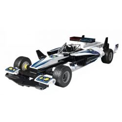 K BOX 10279 non  XE CẢNH SÁT F1 LÙI bộ đồ chơi xếp lắp ráp ghép mô hình  RAPDLY FORMULA RACING Kỹ Thuật Công Nghệ Cao Mô Hình Phương Tiện