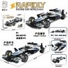 K BOX 10279 non  XE CẢNH SÁT F1 LÙI bộ đồ chơi xếp lắp ráp ghép mô hình  RAPDLY FORMULA RACING Kỹ Thuật Công Nghệ Cao Mô Hình Phương Tiện