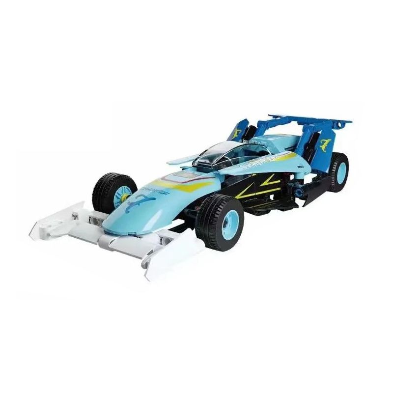 K BOX 10277 non  XE KÉO F1 MÀU XANH LAM bộ đồ chơi xếp lắp ráp ghép mô hình  RAPDLY FORMULA RACING Kỹ Thuật Công Nghệ Cao Mô Hình Phương Tiện