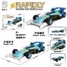 K BOX 10277 non  XE KÉO F1 MÀU XANH LAM bộ đồ chơi xếp lắp ráp ghép mô hình  RAPDLY FORMULA RACING Kỹ Thuật Công Nghệ Cao Mô Hình Phương Tiện