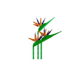 MouldKing 10024 10024S Mould King 10024 10024S non  CHIM THIÊN ĐƯỜNG · STRELITZIA bộ đồ chơi xếp lắp ráp ghép mô hình Flowers FLOWER WORLD BIRDS OF PARADISE Hoa 1608 khối