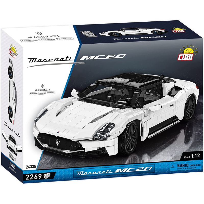 COBI CHARACTER BUILDING 24335 24334 non  SIÊU XE ĐIỀU HÀNH MASERATI MC20 tỷ lệ 1:12 bộ đồ chơi xếp lắp ráp ghép mô hình Creator Expert Chuyên Gia Sáng Tạo 2269 khối