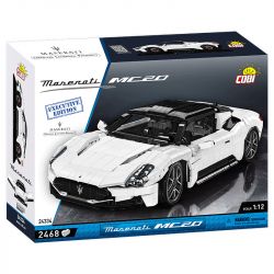 COBI CHARACTER BUILDING 24335 24334 non  SIÊU XE ĐIỀU HÀNH MASERATI MC20 tỷ lệ 1:12 bộ đồ chơi xếp lắp ráp ghép mô hình Creator Expert Chuyên Gia Sáng Tạo 2269 khối