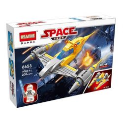 HSANHE 6653 non  CHIẾN HẠM KHÔNG GIAN TÀU CON THOI bộ đồ chơi xếp lắp ráp ghép mô hình Star Wars Chiến Tranh Giữa Các Vì Sao 200 khối