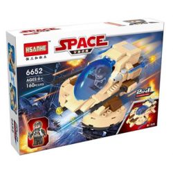 HSANHE 6652 non  NGƯỜI BẢO VỆ NGÔI SAO bộ đồ chơi xếp lắp ráp ghép mô hình Star Wars Chiến Tranh Giữa Các Vì Sao 160 khối