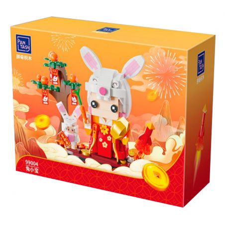 PANTASY 99004 non  KHO BÁU NHỎ THỎ bộ đồ chơi xếp lắp ráp ghép mô hình