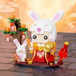 PANTASY 99004 non  KHO BÁU NHỎ THỎ bộ đồ chơi xếp lắp ráp ghép mô hình