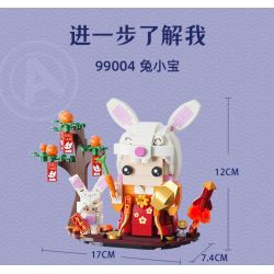 PANTASY 99004 non  KHO BÁU NHỎ THỎ bộ đồ chơi xếp lắp ráp ghép mô hình