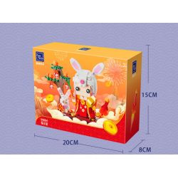 PANTASY 99004 non  KHO BÁU NHỎ THỎ bộ đồ chơi xếp lắp ráp ghép mô hình