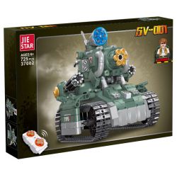 JIESTAR 37002 non  XE TĂNG SV-001 bộ đồ chơi xếp lắp ráp ghép mô hình Metal Slug SV-001 CHARIOT Trò Chơi 725 khối