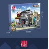 JIESTAR 89154 non  ĐIỂM ĐÓN TẠI SẢNH NHÀ GA bộ đồ chơi xếp lắp ráp ghép mô hình Modular Buildings THE MEETING POINT Mô Hình Nhà Cửa 2720 khối