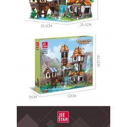 JIESTAR 89149 non  HỌC GIẢ VEN SÔNG bộ đồ chơi xếp lắp ráp ghép mô hình Modular Buildings THE RIVERSIDE SCHOLARS Mô Hình Nhà Cửa 2488 khối