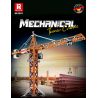 REOBRIX 22013 non  CẨU THÁP bộ đồ chơi xếp lắp ráp ghép mô hình  TOWER CRANE Kỹ Thuật Công Nghệ Cao Mô Hình Phương Tiện 1288 khối