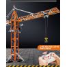REOBRIX 22013 non  CẨU THÁP bộ đồ chơi xếp lắp ráp ghép mô hình  TOWER CRANE Kỹ Thuật Công Nghệ Cao Mô Hình Phương Tiện 1288 khối