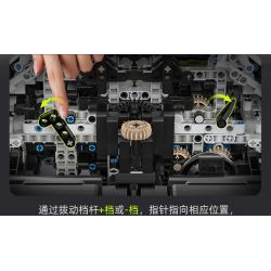 CADA DOUBLEE C61048 61048 non  BÓNG MA THỤY ĐIỂN FANTASMA tỷ lệ 1:8 bộ đồ chơi xếp lắp ráp ghép mô hình FANTASMA SPORTS CAR 4346 khối