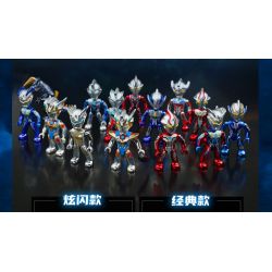 Enlighten 75014 Qman 75014 non  ULTRA HERO PHIÊN BẢN FLASH SPACE GUARD THỨ 2 V1 POCKET MAN bộ đồ chơi xếp lắp ráp ghép mô hình