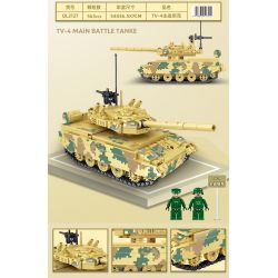ZHEGAO QL2127 2127 non  XE TĂNG CHIẾN ĐẤU CHỦ LỰC VT-4 bộ đồ chơi xếp lắp ráp ghép mô hình Military Army VT-4 MAIN BATTLE TANK Quân Sự Bộ Đội 563 khối