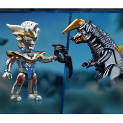 Enlighten 75014 Qman 75014 non  ULTRA HERO PHIÊN BẢN FLASH SPACE GUARD THỨ 2 V1 POCKET MAN bộ đồ chơi xếp lắp ráp ghép mô hình