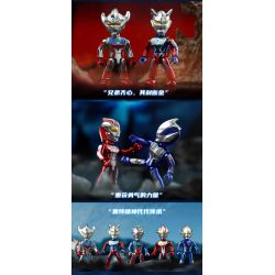 Enlighten 75014 Qman 75014 non  ULTRA HERO PHIÊN BẢN FLASH SPACE GUARD THỨ 2 V1 POCKET MAN bộ đồ chơi xếp lắp ráp ghép mô hình