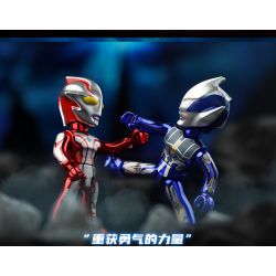 Enlighten 75014 Qman 75014 non  ULTRA HERO PHIÊN BẢN FLASH SPACE GUARD THỨ 2 V1 POCKET MAN bộ đồ chơi xếp lắp ráp ghép mô hình