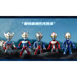 Enlighten 75014 Qman 75014 non  ULTRA HERO PHIÊN BẢN FLASH SPACE GUARD THỨ 2 V1 POCKET MAN bộ đồ chơi xếp lắp ráp ghép mô hình