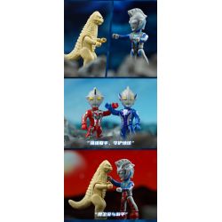 Enlighten 75014 Qman 75014 non  ULTRA HERO PHIÊN BẢN FLASH SPACE GUARD THỨ 2 V1 POCKET MAN bộ đồ chơi xếp lắp ráp ghép mô hình