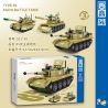ZHEGAO QL2138 2138 non  XE TĂNG CHIẾN ĐẤU CHỦ LỰC KIỂU 85 bộ đồ chơi xếp lắp ráp ghép mô hình Military Army TYPE 85 MAIN BATTLE TANK Quân Sự Bộ Đội 302 khối