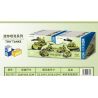 ZHEGAO QL2133 2133 non  MINI LONG GUN TANK 4 KẾT HỢP bộ đồ chơi xếp lắp ráp ghép mô hình Military Army Quân Sự Bộ Đội 654 khối