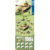 ZHEGAO QL0179 0179 non  8 TỔ HỢP XE TĂNG BỌC THÉP bộ đồ chơi xếp lắp ráp ghép mô hình Military Army Quân Sự Bộ Đội
