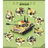 ZHEGAO QL0179 0179 non  8 TỔ HỢP XE TĂNG BỌC THÉP bộ đồ chơi xếp lắp ráp ghép mô hình Military Army Quân Sự Bộ Đội