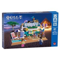 ZHEGAO 00415 non  TRÀ MEME MÙA HÈ bộ đồ chơi xếp lắp ráp ghép mô hình Creator SUMMER TEA Sáng Tạo 836 khối