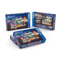 ZHEGAO 00415 non  TRÀ MEME MÙA HÈ bộ đồ chơi xếp lắp ráp ghép mô hình Creator SUMMER TEA Sáng Tạo 836 khối