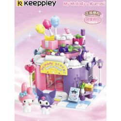 KEEPPLEY K20818 20818 non  NGƯỜI BẠN ĐỒNG HÀNH NGỌT NGÀO GIAI ĐIỆU & KUROMI CỦA TÔI bộ đồ chơi xếp lắp ráp ghép mô hình Creator Sáng Tạo