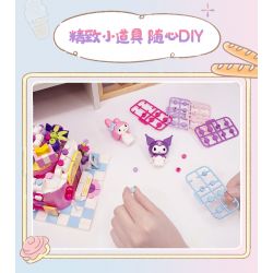 KEEPPLEY K20818 20818 non  NGƯỜI BẠN ĐỒNG HÀNH NGỌT NGÀO GIAI ĐIỆU & KUROMI CỦA TÔI bộ đồ chơi xếp lắp ráp ghép mô hình Creator Sáng Tạo