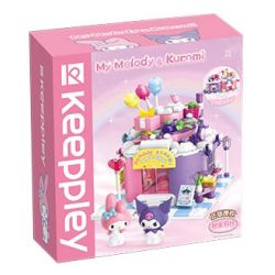 KEEPPLEY K20818 20818 non  NGƯỜI BẠN ĐỒNG HÀNH NGỌT NGÀO GIAI ĐIỆU & KUROMI CỦA TÔI bộ đồ chơi xếp lắp ráp ghép mô hình Creator Sáng Tạo