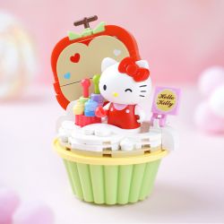 KEEPPLEY K20813 20813 non  HELLO KITTY MAY PING ĐƯỢC AN TOÀN bộ đồ chơi xếp lắp ráp ghép mô hình